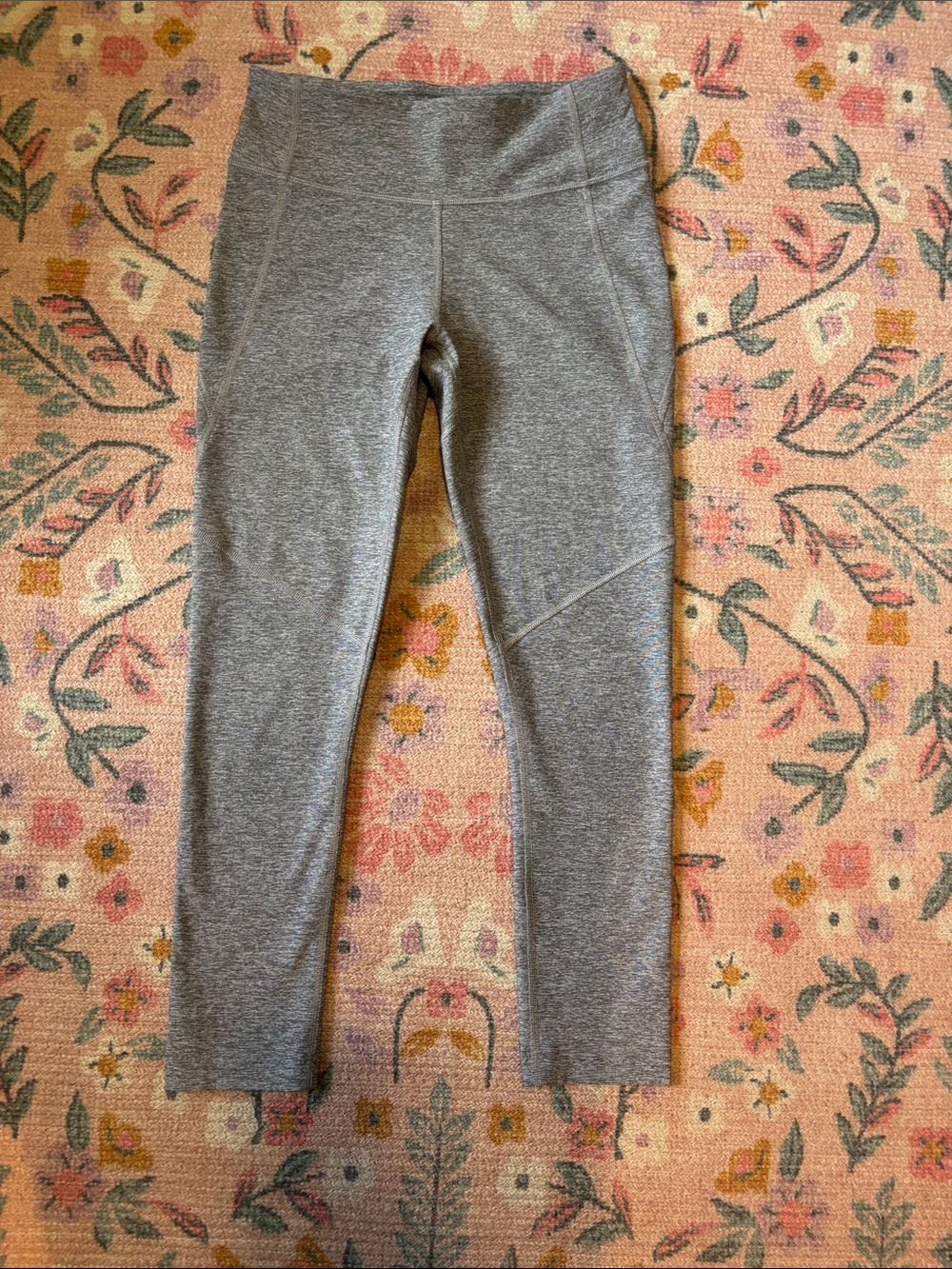 Outdoor Voices Gray High-Rise Performance Leggings